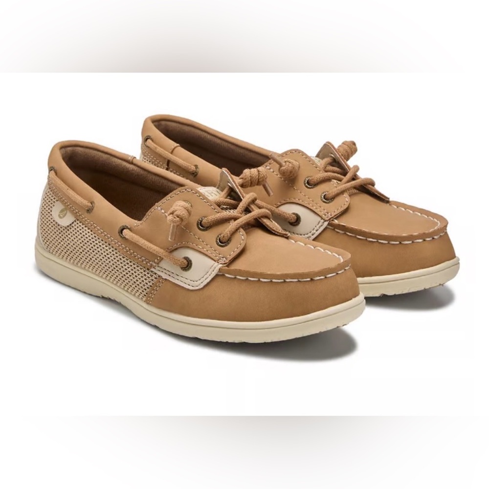 Sperry Kids Tan Lace-Up Boat Sneakers